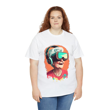 Old lady Gamer Unisex Heavy Cotton Tee