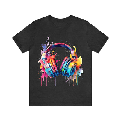 "Gamer's Canvas: Watercolor Waves Tee"