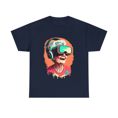 Old lady Gamer Unisex Heavy Cotton Tee