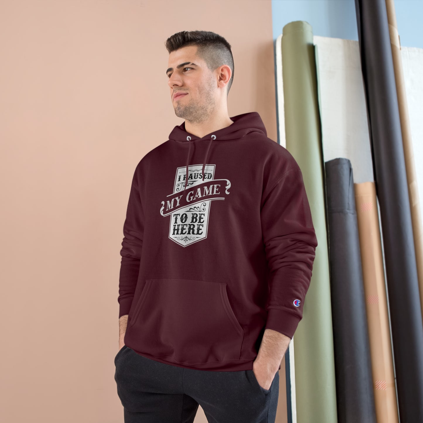 Color Splash Gamer Garb Champion Hoodie