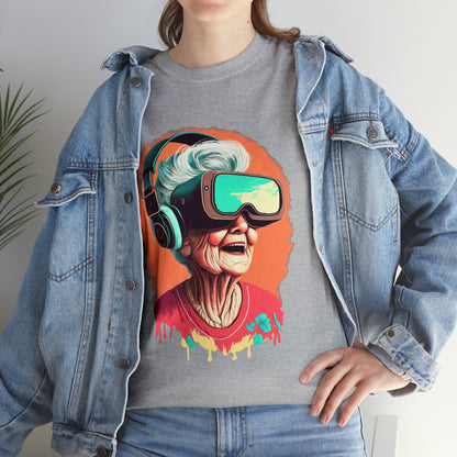 Old lady Gamer Unisex Heavy Cotton Tee