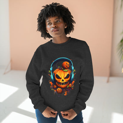 Halloween, Gamer Jack, Unisex Premium Crewneck Sweatshirt