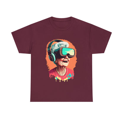 Old lady Gamer Unisex Heavy Cotton Tee