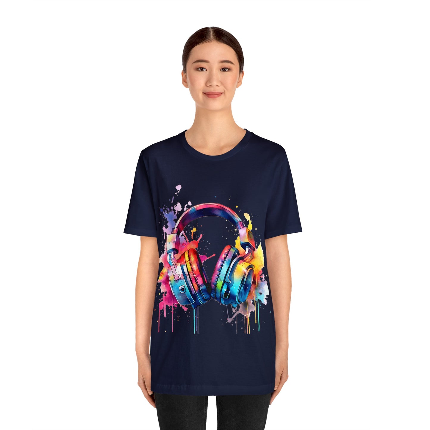 "Gamer's Canvas: Watercolor Waves Tee"