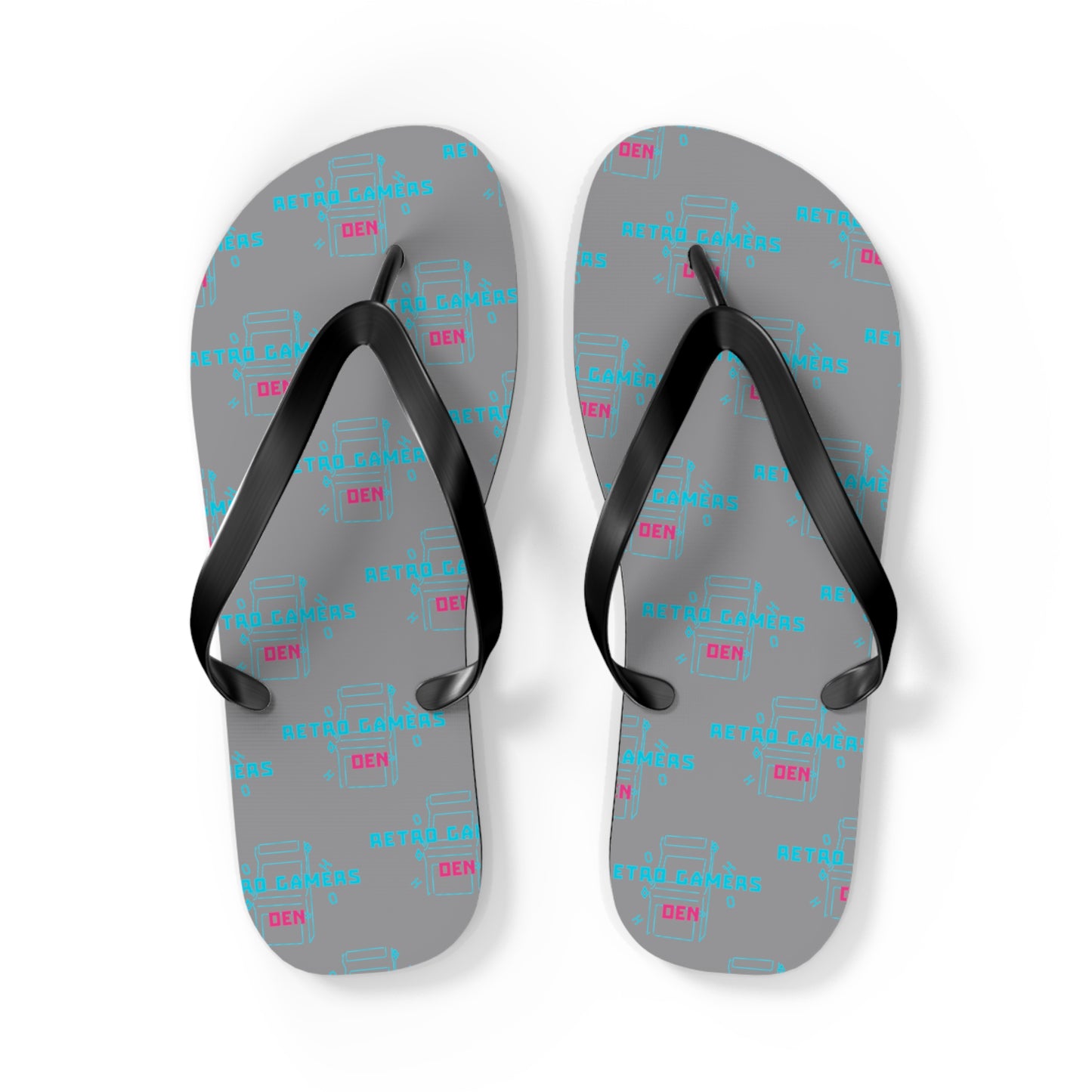 Retro Gamers Den Flip Flops