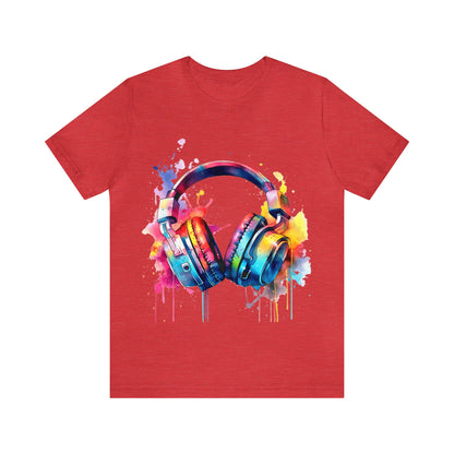 "Gamer's Canvas: Watercolor Waves Tee"