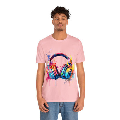 "Gamer's Canvas: Watercolor Waves Tee"