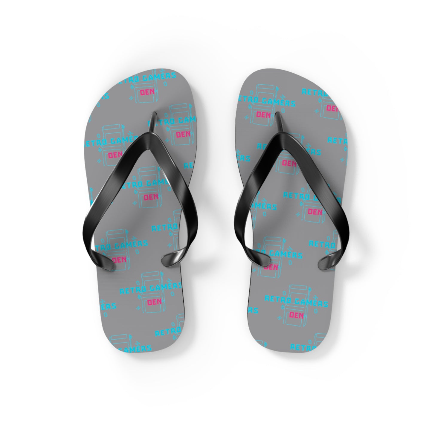 Retro Gamers Den Flip Flops