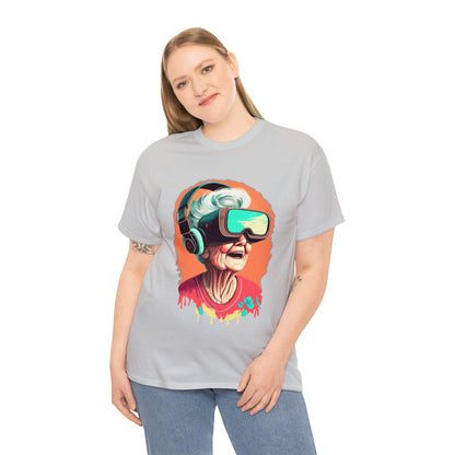 Old lady Gamer Unisex Heavy Cotton Tee