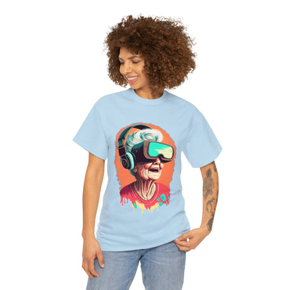 Old lady Gamer Unisex Heavy Cotton Tee