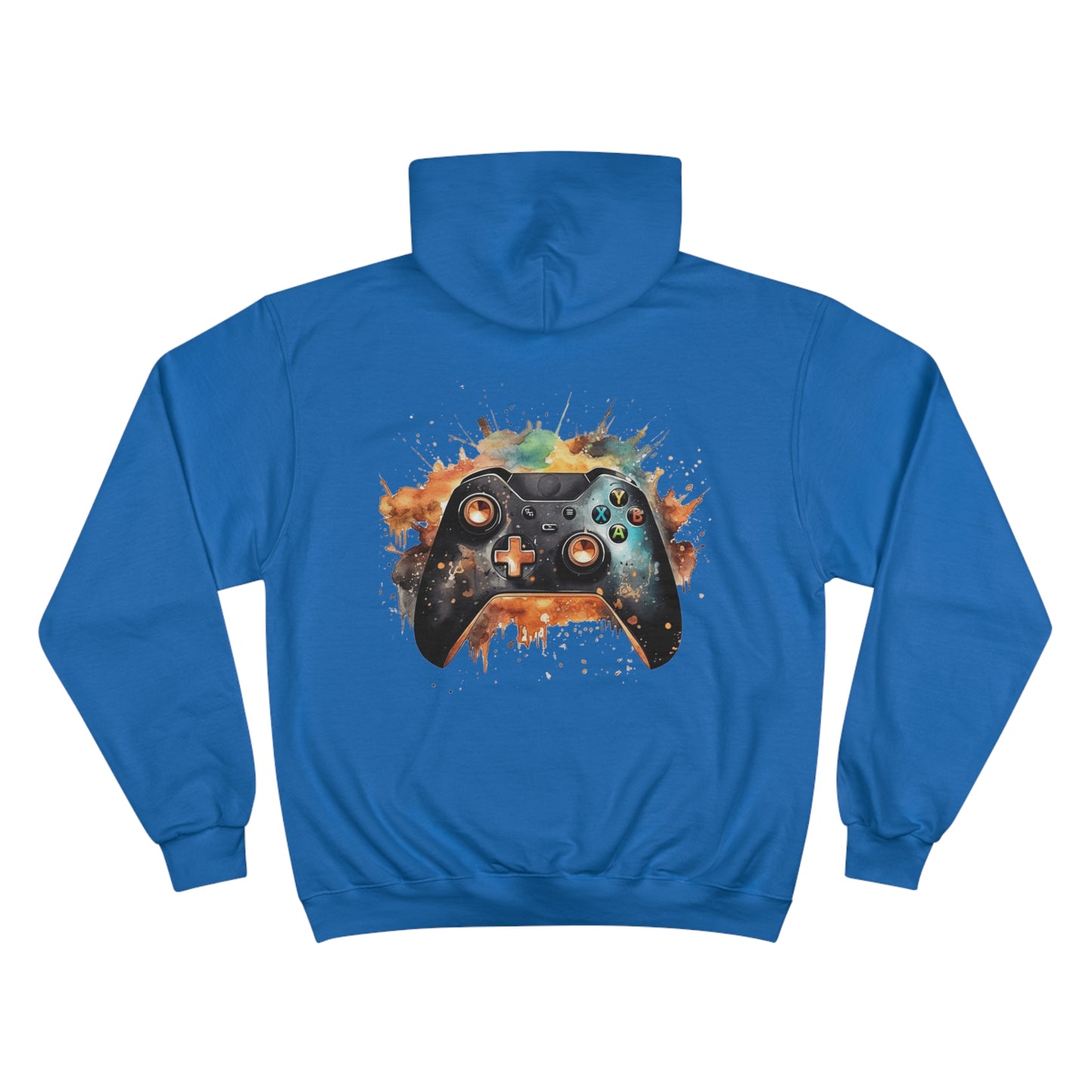 Color Splash Gamer Garb Champion Hoodie