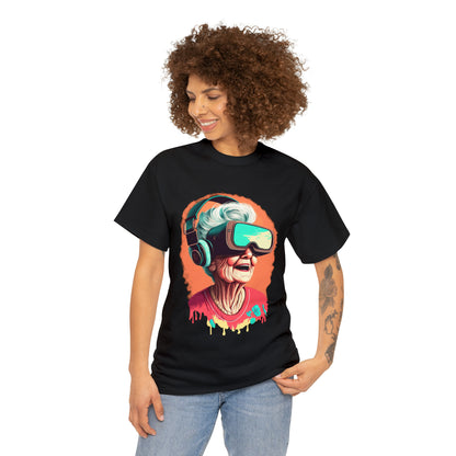 Old lady Gamer Unisex Heavy Cotton Tee