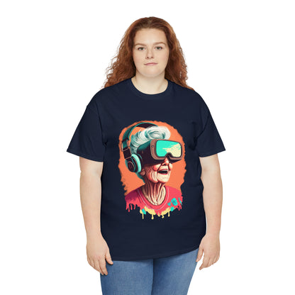 Old lady Gamer Unisex Heavy Cotton Tee