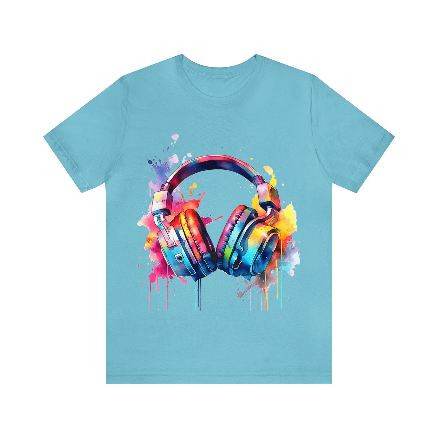 "Gamer's Canvas: Watercolor Waves Tee"