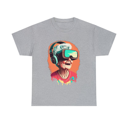 Old lady Gamer Unisex Heavy Cotton Tee