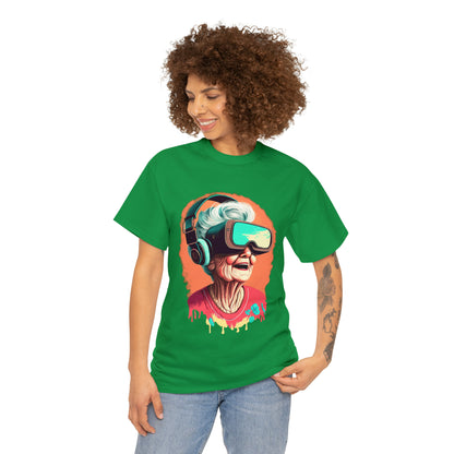 Old lady Gamer Unisex Heavy Cotton Tee