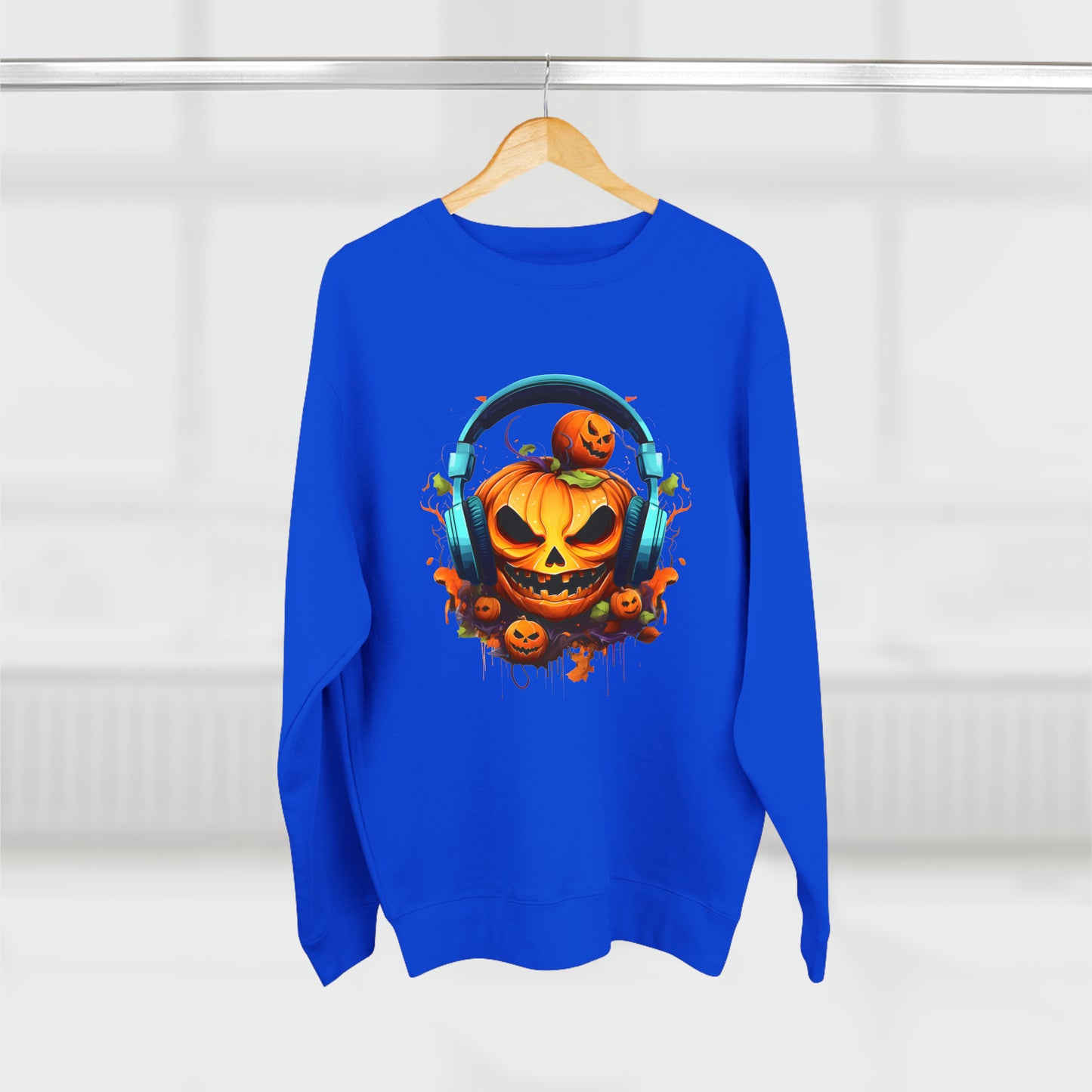 Halloween, Gamer Jack, Unisex Premium Crewneck Sweatshirt