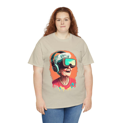 Old lady Gamer Unisex Heavy Cotton Tee