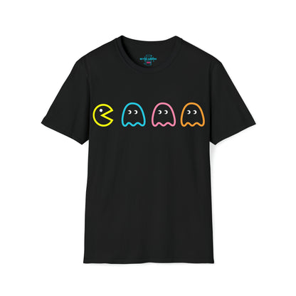 Pac-Man Camiseta unisex de estilo suave 