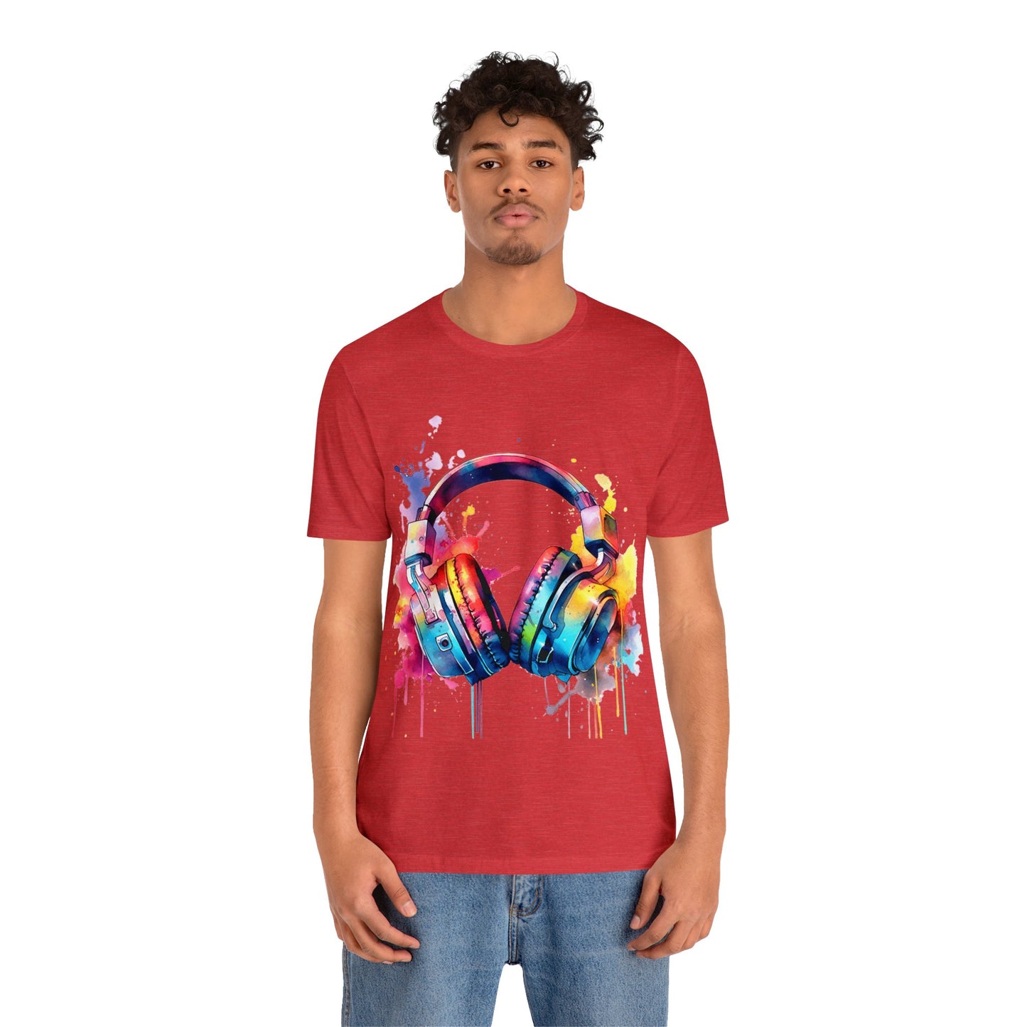 "Gamer's Canvas: Watercolor Waves Tee"