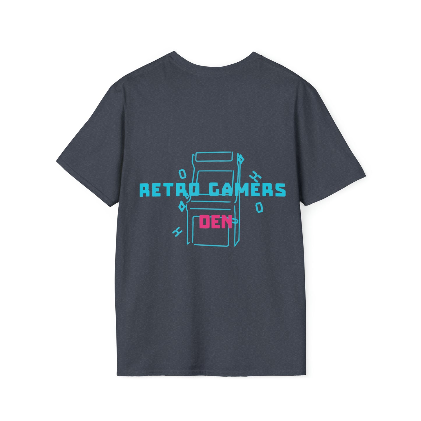 Retro Gamers Den Camiseta unisex de estilo suave
