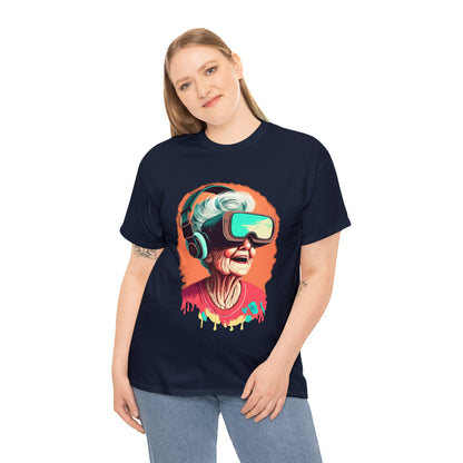 Old lady Gamer Unisex Heavy Cotton Tee