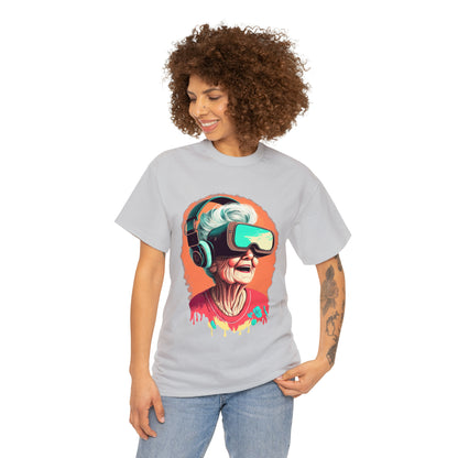 Old lady Gamer Unisex Heavy Cotton Tee