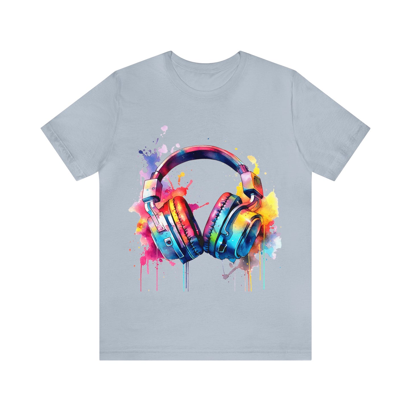 "Gamer's Canvas: Watercolor Waves Tee"