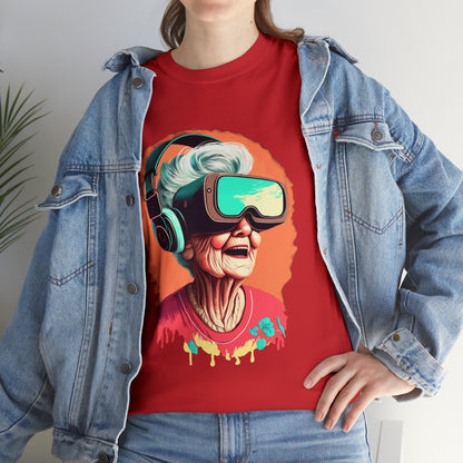 Old lady Gamer Unisex Heavy Cotton Tee