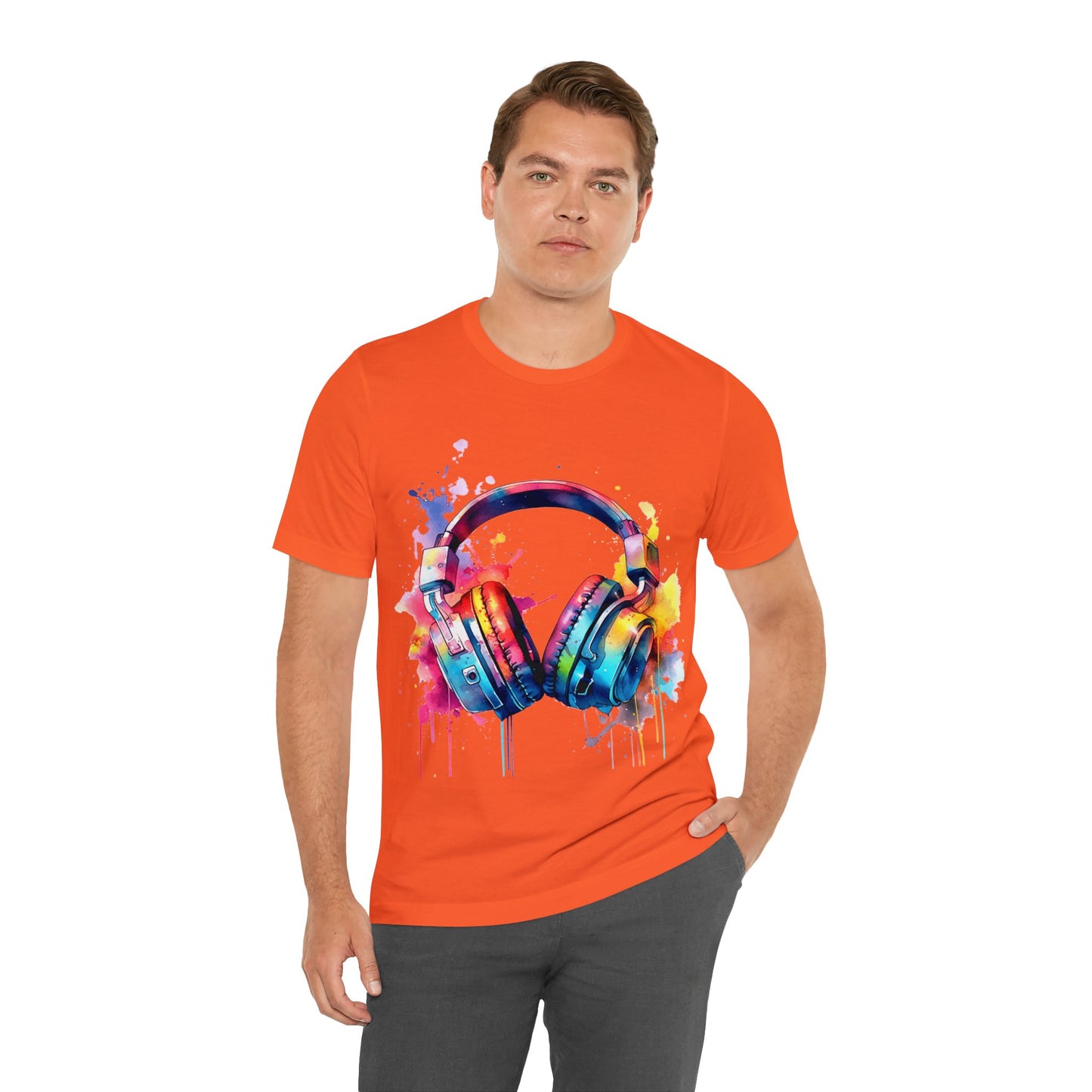 "Gamer's Canvas: Watercolor Waves Tee"