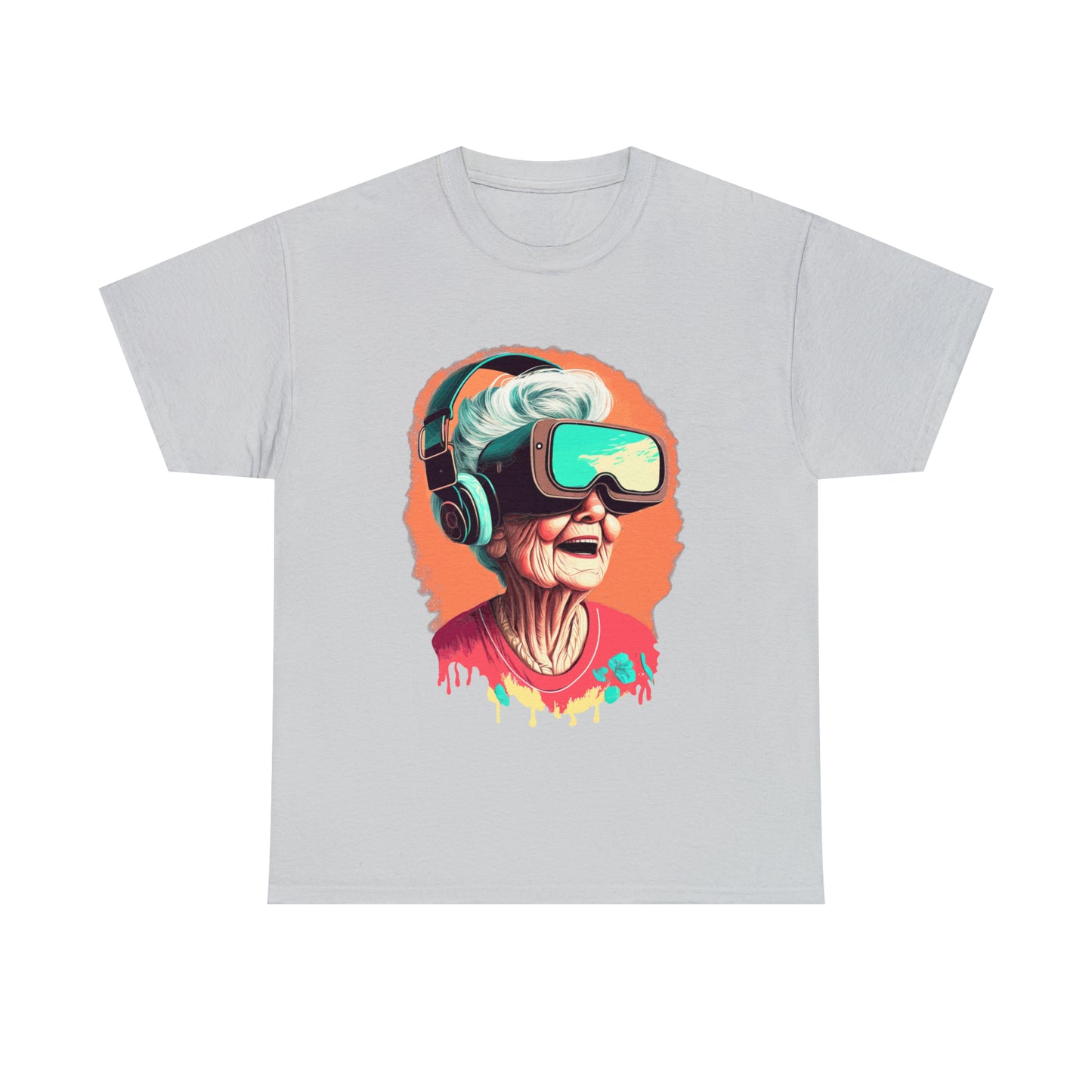 Old lady Gamer Unisex Heavy Cotton Tee