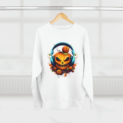 Halloween, Gamer Jack, Unisex Premium Crewneck Sweatshirt