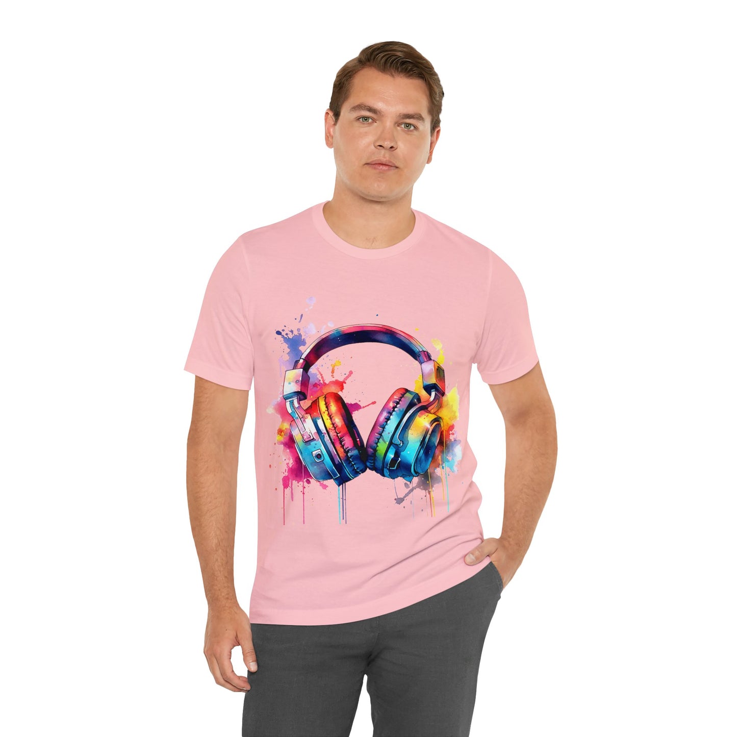 "Gamer's Canvas: Watercolor Waves Tee"