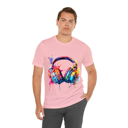 "Gamer's Canvas: Watercolor Waves Tee"