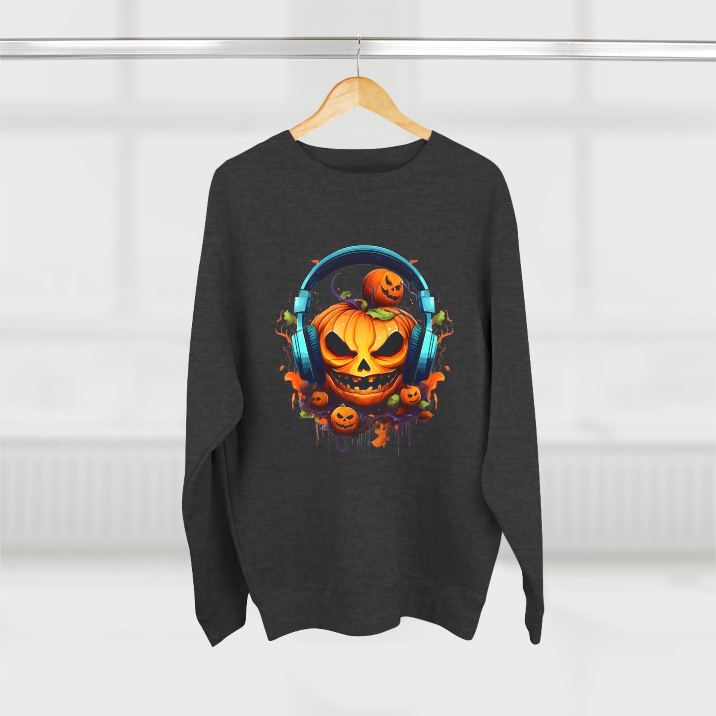 Halloween, Gamer Jack, Unisex Premium Crewneck Sweatshirt