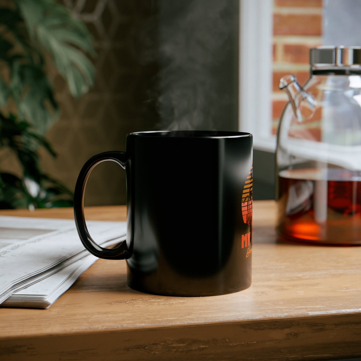 My agenda gaming all day  11oz Black Mug