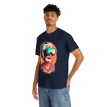 Old lady Gamer Unisex Heavy Cotton Tee