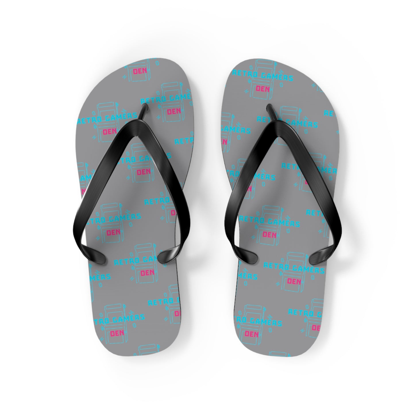 Retro Gamers Den Flip Flops