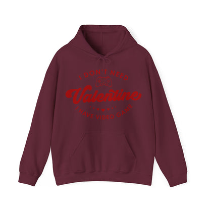 I Don't Need Valentine V2 Unisex Heavy Blend™ Hooded Sweatshirt