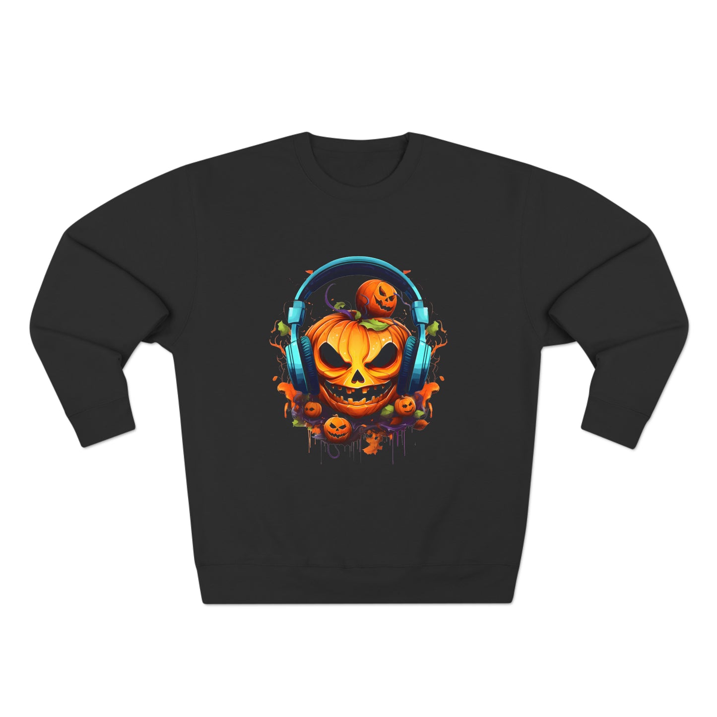 Halloween, Gamer Jack, Unisex Premium Crewneck Sweatshirt