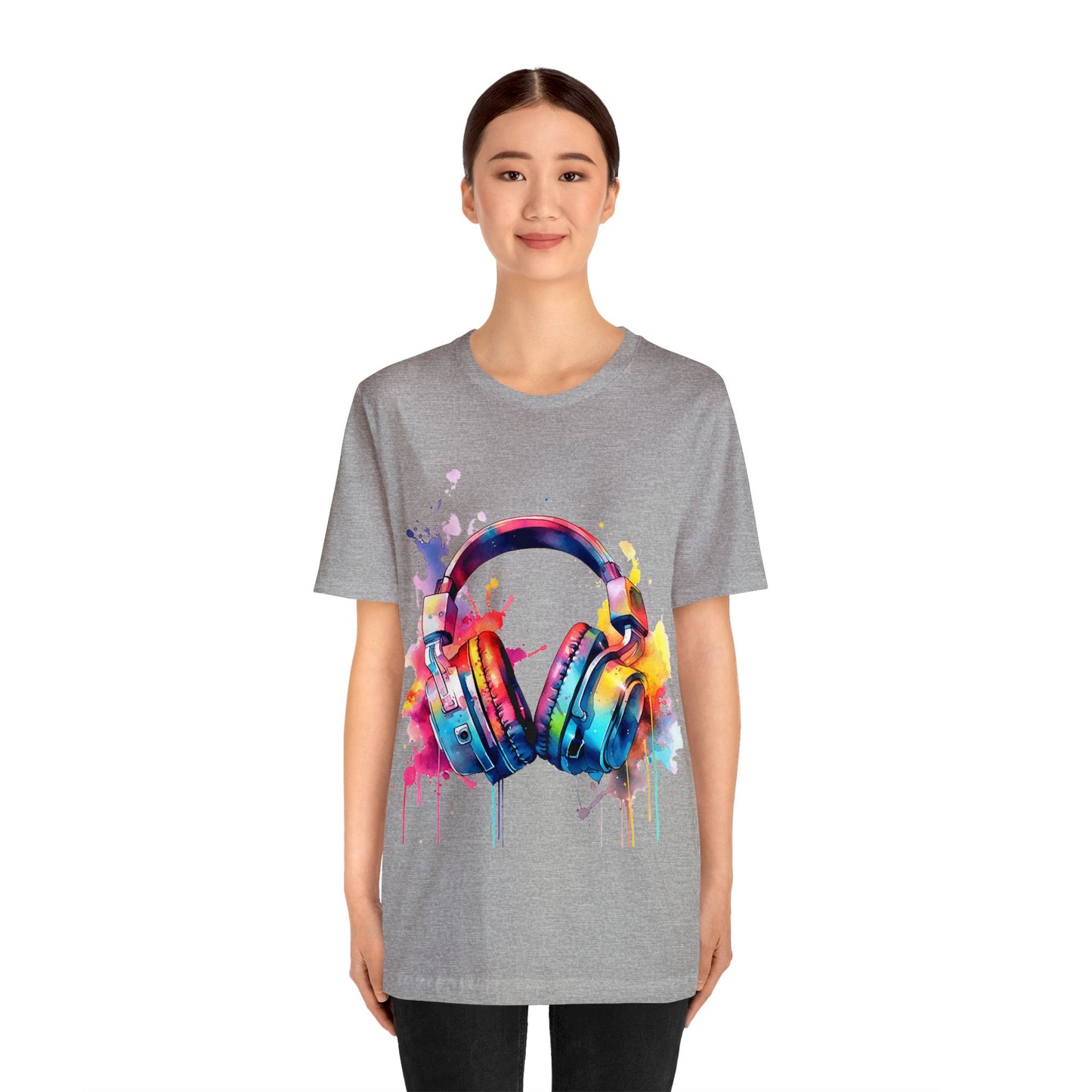 "Gamer's Canvas: Watercolor Waves Tee"