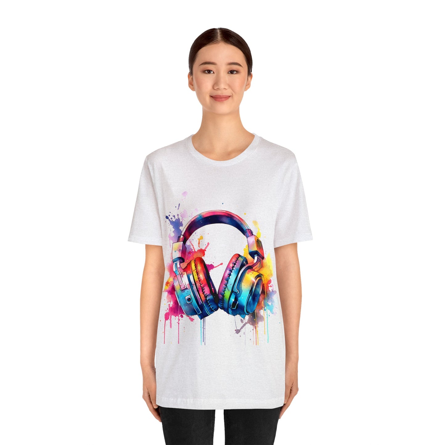 "Gamer's Canvas: Watercolor Waves Tee"