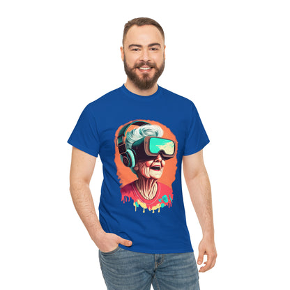 Old lady Gamer Unisex Heavy Cotton Tee