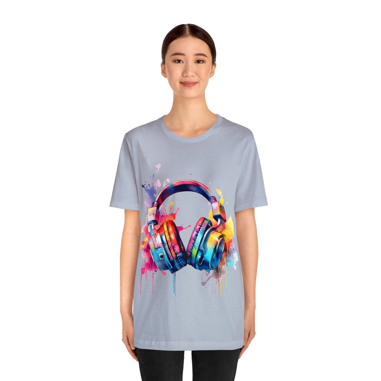 "Gamer's Canvas: Watercolor Waves Tee"