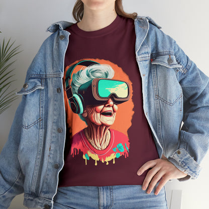 Old lady Gamer Unisex Heavy Cotton Tee