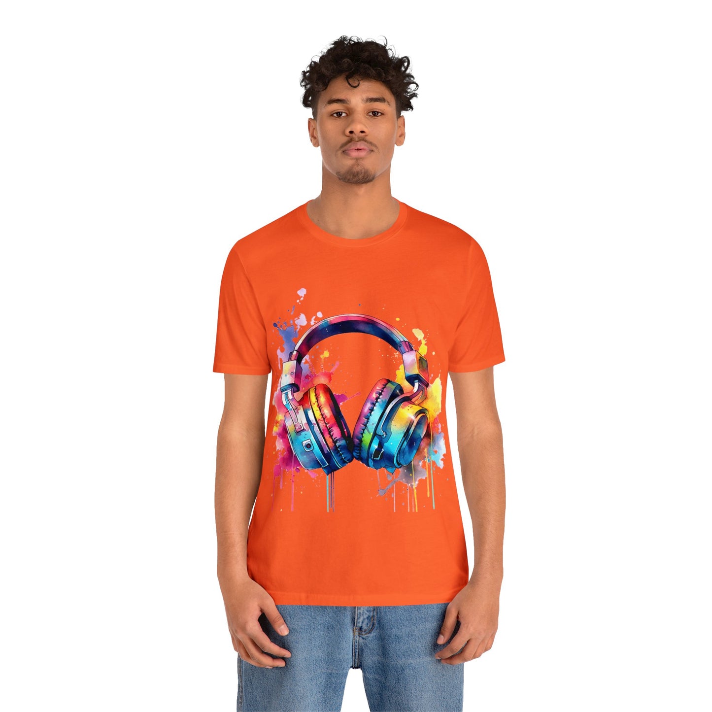 "Gamer's Canvas: Watercolor Waves Tee"