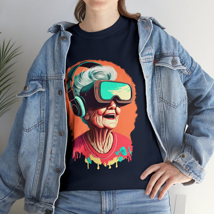 Old lady Gamer Unisex Heavy Cotton Tee