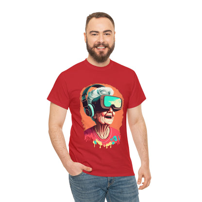 Old lady Gamer Unisex Heavy Cotton Tee