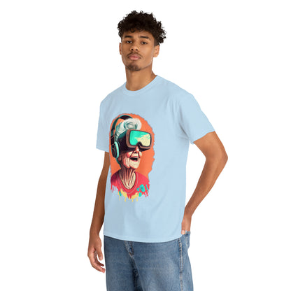 Old lady Gamer Unisex Heavy Cotton Tee