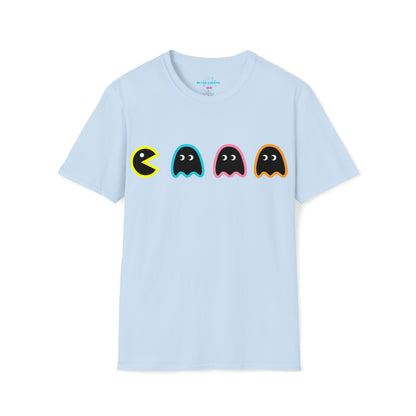 Pac-Man Camiseta unisex de estilo suave 
